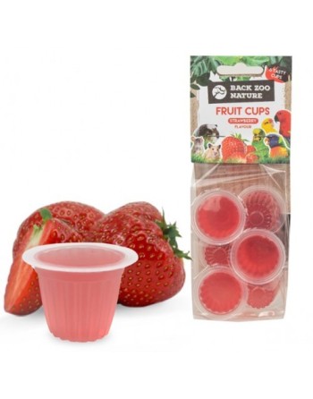 Back Zoo Nature Fruit Cups Strawberry Flavour