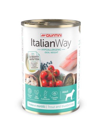 ItalianWay Hypoallergenic – Ideal Weight Trota e Mirtilli Med Max