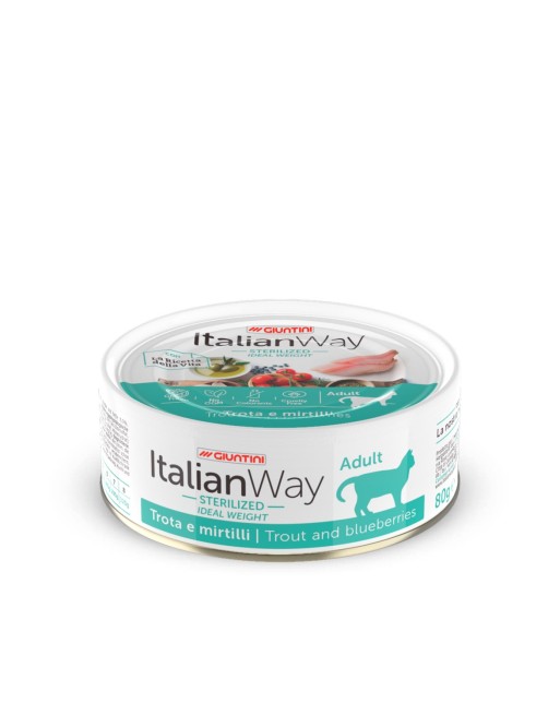 ItalianWay Sterilized – Ideal Weight Trota e Mirtilli