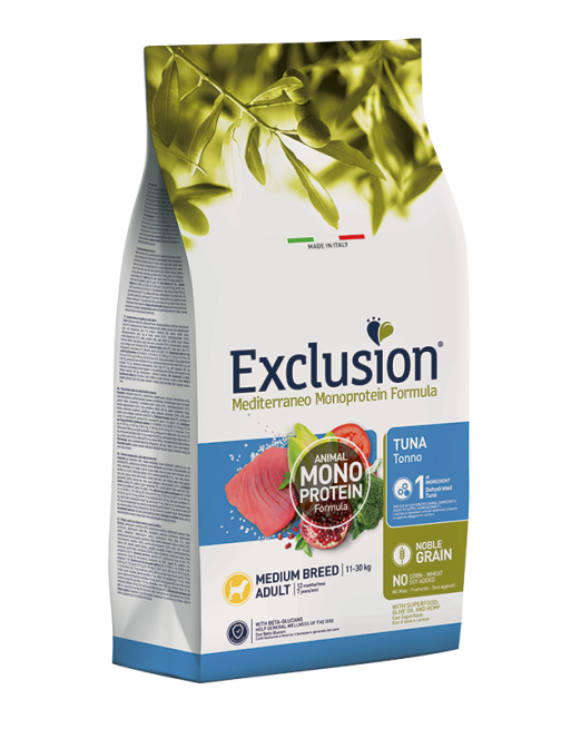 Exclusion Noble Grain Adult Tuna Medium Breed