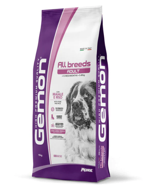 Gemon Adult All Breeds Maiale e Riso