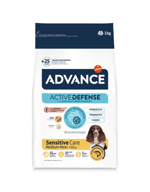 Advance Adult Medium Maxi Sensitive Care Salmone e Riso