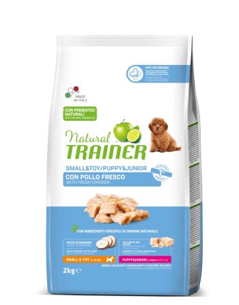 Natural Trainer Small & Toy Puppy&Junior Pollo 2kg