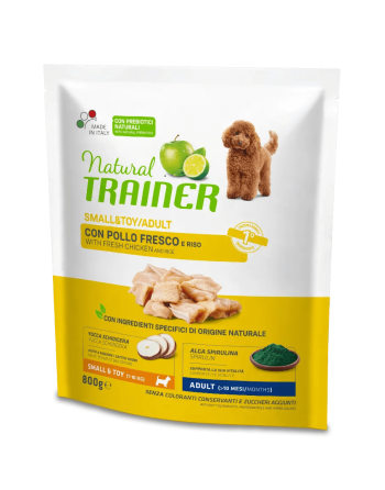 Natural Trainer Adult Small&Toy Pollo 800g