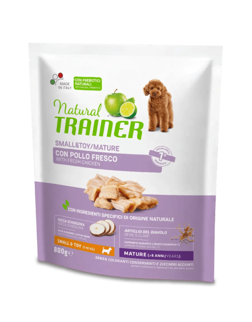 Natural Trainer Mature Small&Toy Pollo 800g