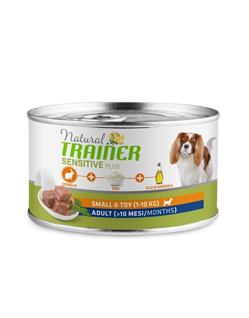 Natural Trainer Small & Toy Sensitive Plus Con Coniglio