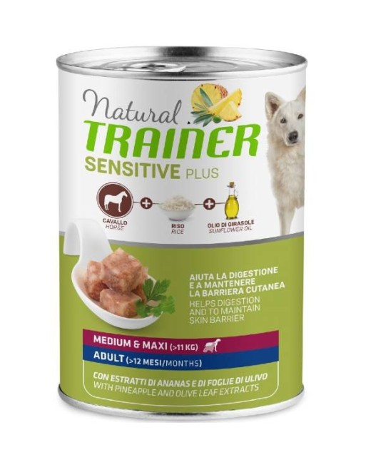 Natural Trainer Medium&Maxi Sensitive Plus Con Cavallo