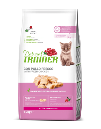 Natural Trainer Kitten Pollo 1.5kg