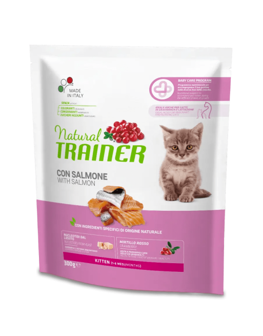 Natural Trainer Kitten Salmone 300g