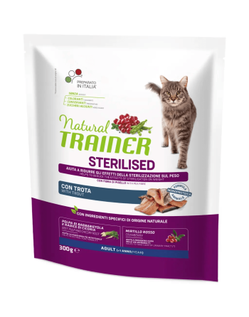 Natural Trainer Sterelised Trota 300g