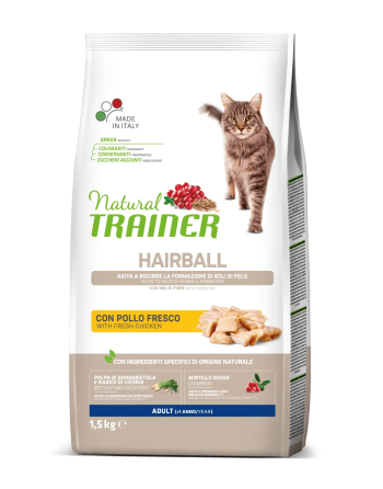 Natural Trainer Hairball Pollo 1.5kg