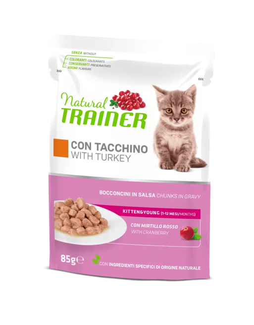 Natural Trainer Kitten&Young Con Tacchino