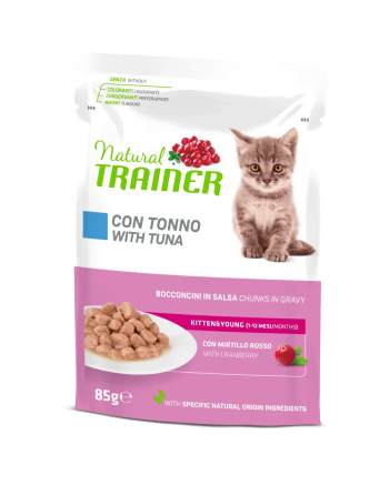 Natural Trainer Kitten&Young Con Tonno