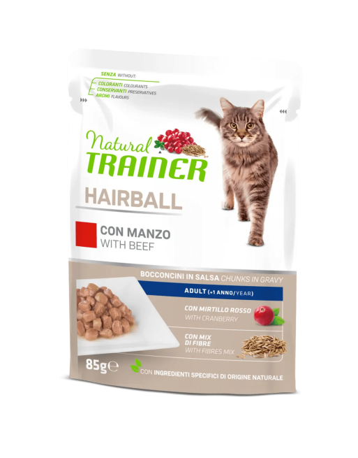 Natural Trainer Hairball Con Manzo